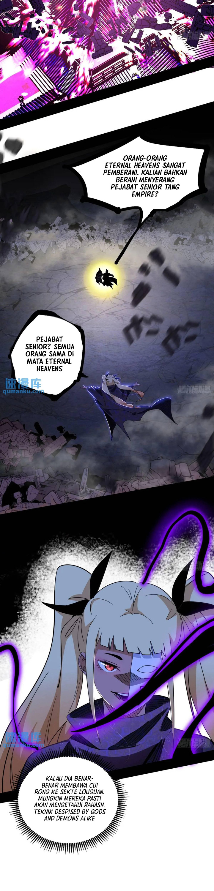 I’m An Evil God Chapter 407 Bahasa Indonesia